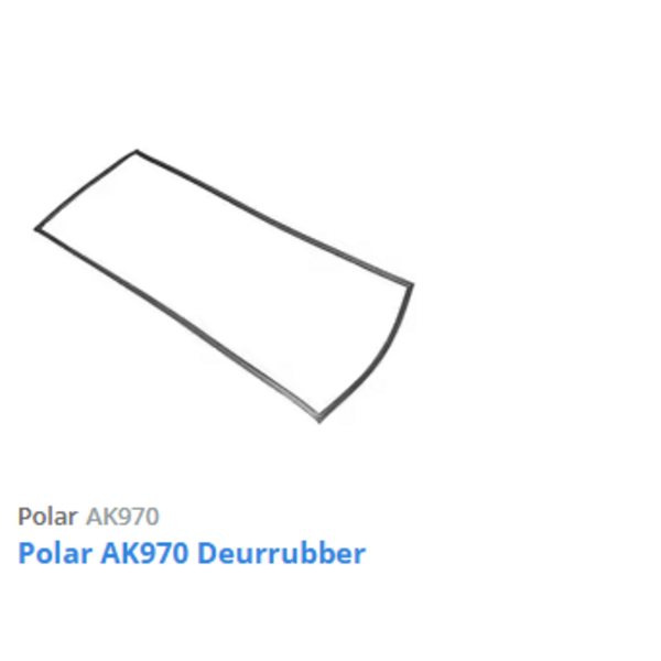 Polar Polar Deurrubber voor Polar CD614 | 76x2x171 cm