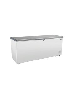 Combisteel Vrieskist met RVS deksel 650 liter | < -18°C | Inclusief 3 mandjes | 1930x710xH828mm. | 7450.1150