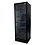 Cooldura Cooldura Koelkast met glazen deur 380 liter zwart |  60x60xH184 cm