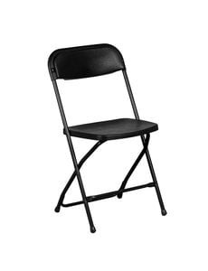 VVEP Klapstoel Titan | Zwart, met zwart frame