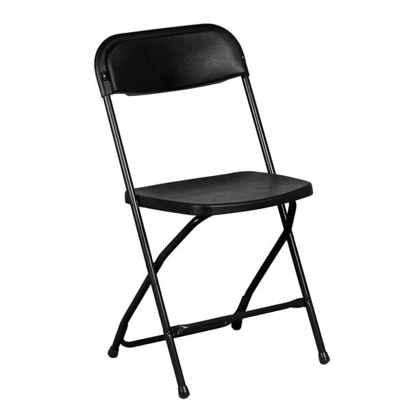 VVEP Klapstoel Titan | Zwart, met zwart frame