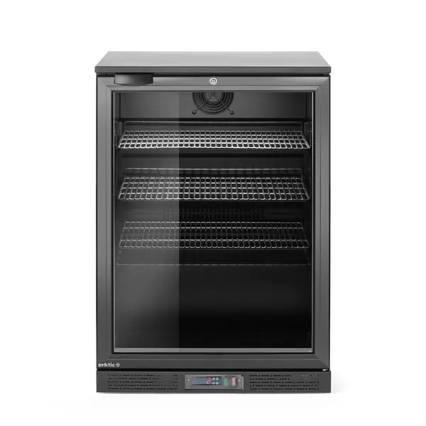 Hendi/Arktic Arktic Backbar Koelkast – Enkeldeurs | 105 liter | Zwart | 220-240V/120W | 600x530x(H)870mm