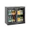 Hendi/Arktic Backbar koelkast met dubbele deur | Arktic | 158L | Zwart | 220-240V/160W | 900x530x(H)870mm