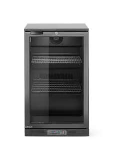 Hendi Backbar koelkast met enkele deur | Arktic | 86L | Zwart | 220-240V/120W | 500x530x(H)870mm