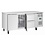 Polar Polar Koelwerkbank met 2 deuren en 2 laden 242 liter | 2°C tot +8°C | 179.5x70xH86cm.