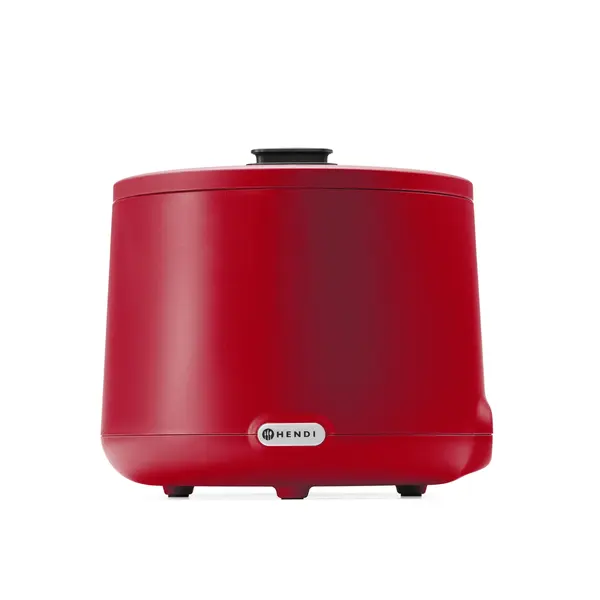 Hendi Hendi Uniq soepketel 8 liter rood | Bain-marie met digitaal temperatuur