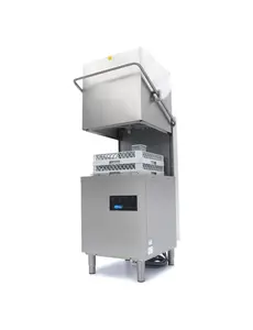 Maxima Doorschuifvaatwasser met glansspoel- zeep- en afvoerpomp  - 400V | Digitaal Display