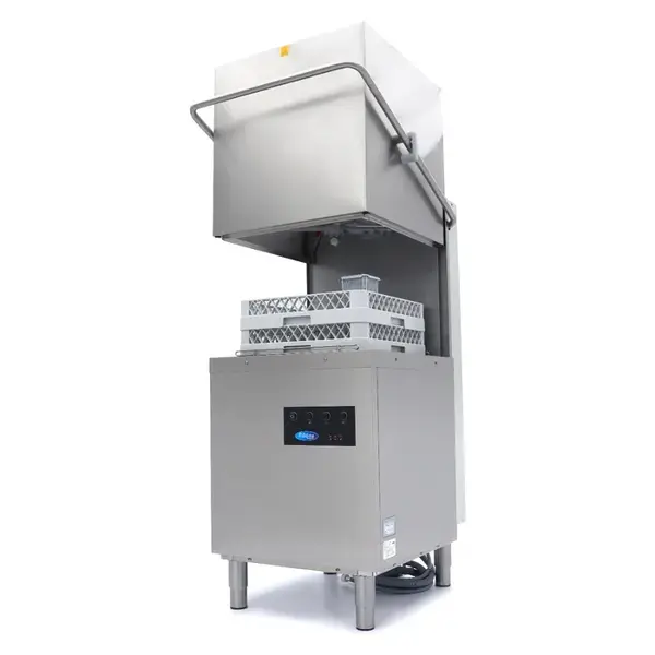 Maxima Maxima Doorschuifvaatwasser met glansspoel- zeep- en afvoerpomp  - 400V | Digitaal Display