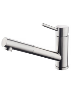 Gastro-Inox Monobloc keuken mengkraan met uittrekbare sproeikop, roestvrijstaal AISI 304