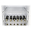 Exquisit Koelkast met 5 roosters wit 254 liter | 600x620xH1450mm