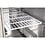 Polar Polar U-serie GN gekoelde saladette met glazen opzetvitrine 2-deurs | 136x70x136(H)cm