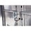 Polar Polar U-serie GN gekoelde saladette met glazen opzetvitrine 2-deurs | 136x70x136(H)cm