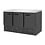 Polar Polar G-Series 3-deurs koelwerkbank zwart 400L | Energielabel C | 137x70x87,5(H)cm