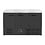 Polar Polar G-Series 3-deurs koelwerkbank zwart 400L | Energielabel C | 137x70x87,5(H)cm