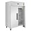 Polar Polar G-Serie dubbeldeurs staande koelkast met geforceerde lucht 1200L | Energielabel B | 134x87,5x209(H)cm