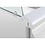 Polar Polar U-serie tweedeurs saladette met vierkant kuchscherm | 136x70x136(H)cm