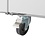 Polar Polar U-serie tweedeurs saladette met vierkant kuchscherm | 136x70x136(H)cm