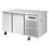Polar Polar U-Serie Koel-Vrieswerkbank Met 2 Deuren 124L | Energielabel C | 136x70x86(H)cm