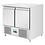 Polar Polar U-Serie Geventileerde 2-Deurs Saladette 257L | Energielabel A+ | 90,3x70x87(H)cm