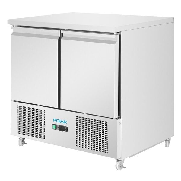 Polar Polar U-Serie Geventileerde 2-Deurs Saladette 257L | Energielabel A+ | 90,3x70x87(H)cm
