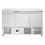 Polar Polar U-Series Geventileerde 3-Deurs Saladette 400L | Energielabel A | 136,8x70x87(H)cm