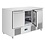 Polar Polar U-Series Saladette met drie deuren 400 liter |  | Energielabel A | 136,8x70x87(H)cm