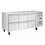 Polar Polar U-Series Gastronorm koelwerkbank met zes laden | Energielabel B | 179,5x70x86(H)cm