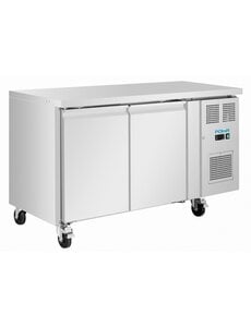 Polar Polar U-Series slanke dubbeldeurs koelwerkbank | Energielabel A | 136x60x86(H)cm