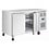 Polar Polar U-Series slanke dubbeldeurs koelwerkbank | Energielabel A | 136x60x86(H)cm