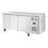 Polar Polar U-Series Drie-deurs smalle koelwerkbank 231L | Energielabel B | 179,5x60x86(H)cm