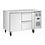 Polar Polar U-Series koelwerkbank met 1 deur en 2 laden | Energielabel B | 136x70x86(H)cm