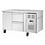 Polar Polar U-Series koelwerkbank met 1 deur en 2 laden | Energielabel B | 136x70x86(H)cm