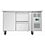 Polar Polar U-Series koelwerkbank met 1 deur en 2 laden | Energielabel B | 136x70x86(H)cm