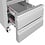 Polar Polar G-Series GN-koelkast, slank model, met 1 deur en 2 laden | Energielabel C | 48,4x74,5x210(H)cm
