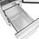 Polar Polar G-Series slanke GN-kastvriezer met 1 deur en 2 laden 180L | Energielabel D | 48,4x74,5x210(H)cm