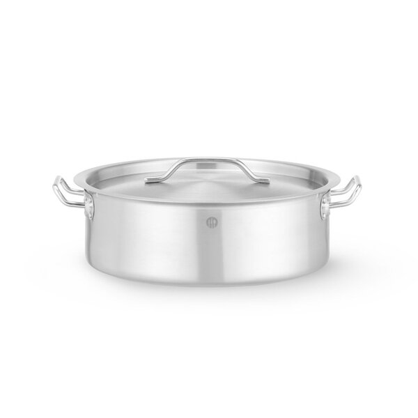 Hendi Hendi Lage kookpan met deksel 8.5 liter | Ø320xH110mm