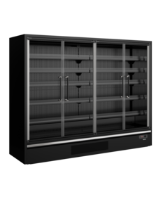 Tefcold Tefcold Galaxy+ GP26FGD Maxi Black | Multideckkoeler, supermarkt | 1610L | -1 tot +5°C | Energielabel B | 2580 x 880 x 2005mm