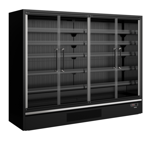 Tefcold Tefcold Galaxy+ GP26FGD Maxi Black | Multideckkoeler, supermarkt | 1610L | -1 tot +5°C | Energielabel B | 2580 x 880 x 2005mm