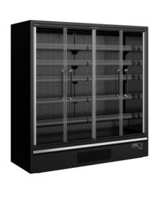 Tefcold Tefcold Galaxy+ GP20FGD Maxi Black | Multideckkoeler, supermarkt | 1208L | -1 tot +5°C | Energielabel B | 1955 x 880 x 2005mm