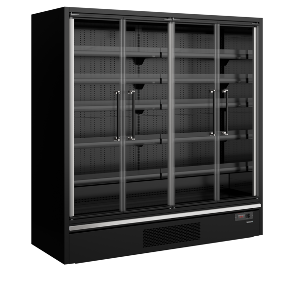 Tefcold Tefcold Galaxy+ GP20FGD Maxi Black | Multideckkoeler, supermarkt | 1208L | -1 tot +5°C | Energielabel B | 1955 x 880 x 2005mm