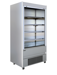 Tefcold Tefcold Wandkoeler rvs met manueel rolluik | MCX130M | 580L | -1 tot +5°C | Energielabel F | 1312 x 740 x 1994mm