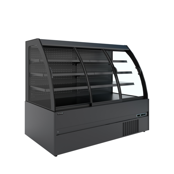 Tefcold Tefcold Lage wandkoeler met schuifdeuren | MC+B200S Low LED | L | -1 tot +7°C | Energielabel D | 1937 x 852 x 1500mm