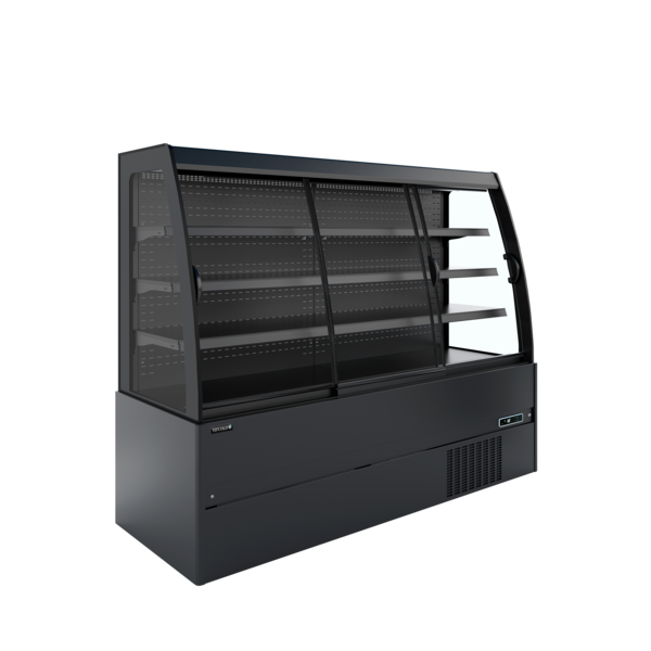 Tefcold Tefcold Lage wandkoeler met schuifdeuren | MCB200S Low LED | L | -1 tot +5°C | Energielabel D | 1935 x 665 x 1500mm