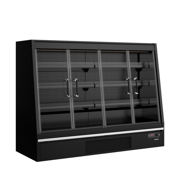 Tefcold Tefcold Galaxy+ GPL20FGD Black | Multideckkoeler, supermarkt | 540L | -1 tot +5°C | Energielabel B | 1955 x 740 x 1500mm