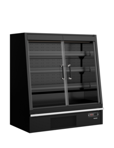 Tefcold Tefcold Galaxy+ GPL14FGD Black | Multideckkoeler, supermarkt | 360L | -1 tot +5°C | Energielabel B | 1330 x 740 x 1500mm
