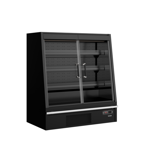 Tefcold Tefcold Galaxy+ GPL14FGD Black | Multideckkoeler, supermarkt | 360L | -1 tot +5°C | Energielabel B | 1330 x 740 x 1500mm