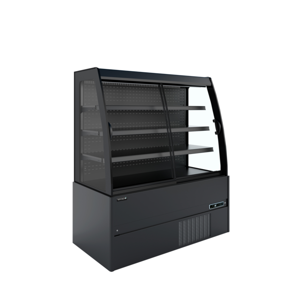 Tefcold Tefcold Lage wandkoeler met schuifdeuren | MCB130S Low LED | L | -1 tot +5°C | Energielabel C | 1310 x 665 x 1500mm