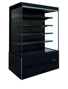 Tefcold Tefcold Zwarte multideck (CRON BK) | MCB150 | 670L | -1 tot +5°C | Energielabel F | 1512 x 630 x 1920mm