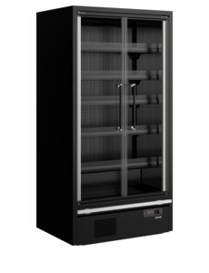 Tefcold Tefcold Galaxy+ GP10FGD Maxi Black | Multideckkoeler, supermarkt | 604L | -1 tot +5°C | Energielabel B | 1018 x 880 x 2005mm