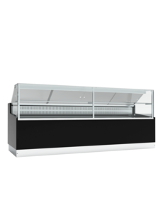 Tefcold Tefcold Statische zwarte koeltoonbank | BRABANT 300B (STUA30/BLACK) | L | +2 tot +8°C | Energielabel D | 2853 x 973 x 1195mm